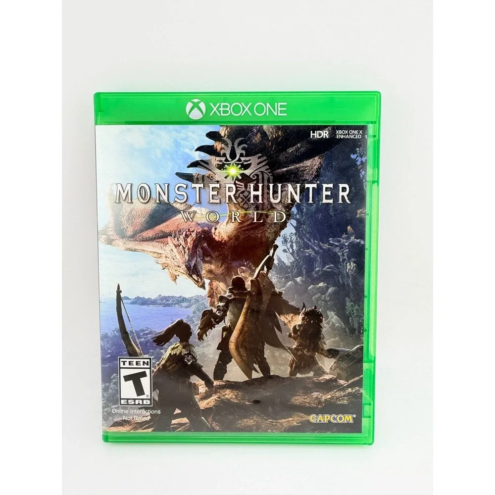 Monster Hunter World Xbox One 2018 Capcom Action RPG Game HDR‎ Enhanced T Rated